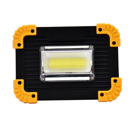 Bright Light LED werklamp - incl. 2 oplaadbare Li-ion Accu&#039;s - powerbank