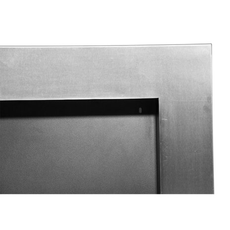 Bio-ethanol haard XXL - sfeerhaard - wandsfeerhaard - 2 branders - 110 x 54 cm - Roestvrijstaal