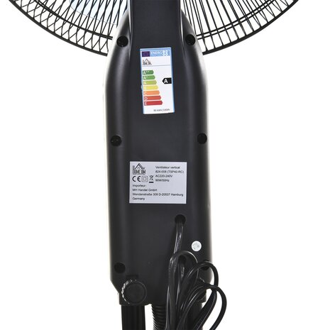 Ventilator met Verstuiver - Mistventilator - Staande ventilator - Met afstandsbediening