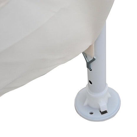 Tuinpaviljoen - Paviljoen - Partytent - Modern ontwerp - Klamboe mesh zijwanden - Zeshoekig - 3 ,9 x 3,9 m - Beige