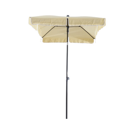 Zonnescherm - Parasol - Balkon Parasol - Rechthoek - Knikbaar - 200 x 125 cm - Creme