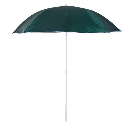 Parasol - Zonnescherm - Strand Parasol - Balkon - Met  afneembare zijwand - 220 cm - Groen