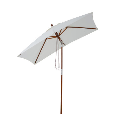 Luxe zonnescherm - Parasol - Balkon Parasol - Rechthoek - Knikbaar - 200 x 150 cm - Creme