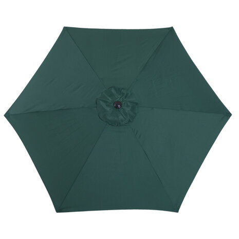 Zonnescherm - Parasol - Balkon Parasol - Met handslinger - Knikbaar - 270 cm - Groen