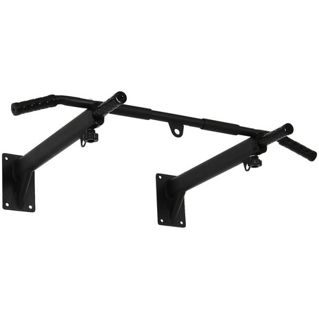 Pull Up Bar - Chin up bar - Pull up bar wandmontage - Pull up bar muur  - Optrekstang - Thuis Sporten - bokszak - ophangbeugel - Fitness - Belasting 150 Kg - Zwart