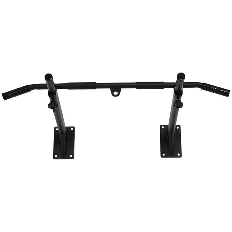 Pull Up Bar - Chin up bar - Pull up bar wandmontage - Pull up bar muur  - Optrekstang - Thuis Sporten - bokszak - ophangbeugel - Fitness - Belasting 150 Kg - Zwart