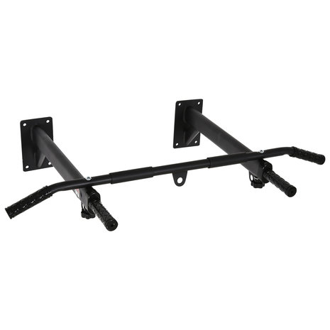 Pull Up Bar - Chin up bar - Pull up bar wandmontage - Pull up bar muur  - Optrekstang - Thuis Sporten - bokszak - ophangbeugel - Fitness - Belasting 150 Kg - Zwart