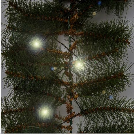 Guirlande met verlichting - Zwaardere kwaliteit - Guirlande - Kerstguirlande - Kerstverlichting - Kerstversiering - Kerst - 2.7 meter - 50 LED&#039;s