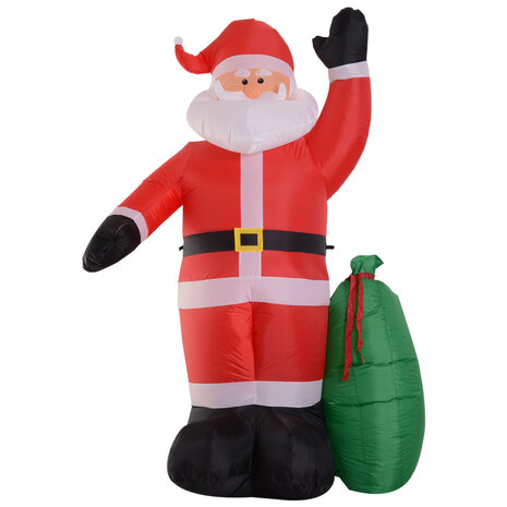 Opblaasbare Kerstman - Kerstman - Kerstversiering - Kerst - Kerstverlichting buiten - Kerstverlichting - 240 cm