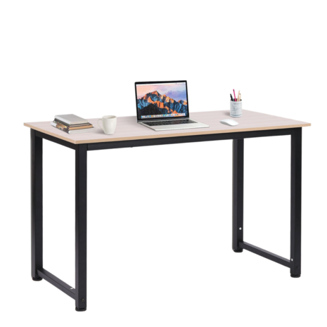 Bureau - Schrijftafel - Computerbureau  - Bureautafel - Werktafel - Hobbytafel - 120 x 60 x 76 cm - Zwart