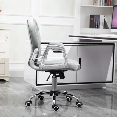 Bureaustoel - Ergonomische bureaustoel - Klassiek design - Grijs