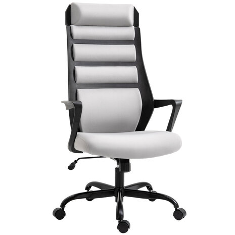 Bureaustoel - Ergonomische bureaustoel - Modern design - Grijs/Zwart