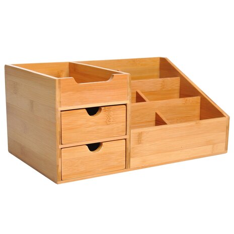 Bureau organizer - Bureau organizer pennebak - Desk organizer - Organizer - Bamboe