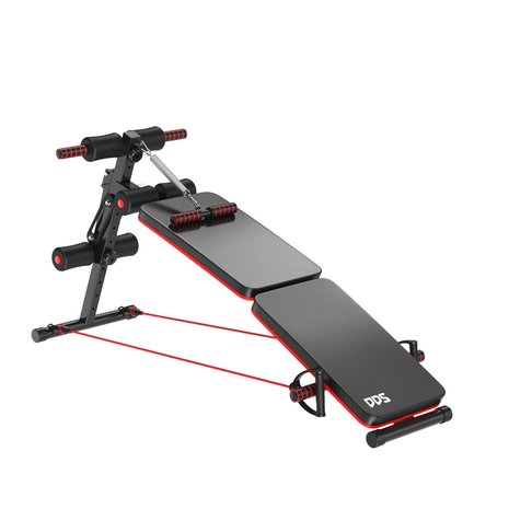 Fitnessbank - Fitnessbank verstelbaar - Halterbank - Buikspierbank -  Fitness - 142 x 47 x 66 cm