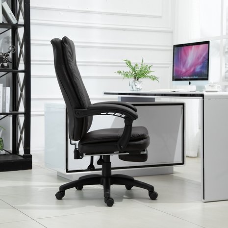 Bureaustoel - Ergonomische bureaustoel - Game stoel - Gaming stoel - Met voetensteun - Tot 150 Kg - Bruin