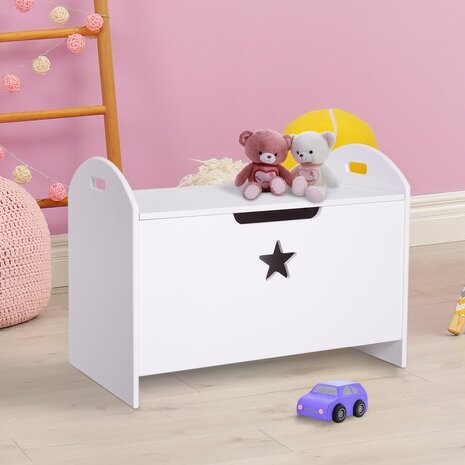 Opbergbox - Opbergbox met deksel - Speelgoedkist - Opbergmand kinderkamer