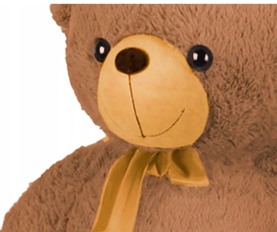 Teddybeer - Knuffelbeer - Knuffel - Zacht pluche - Donkerbruin - 160 cm 