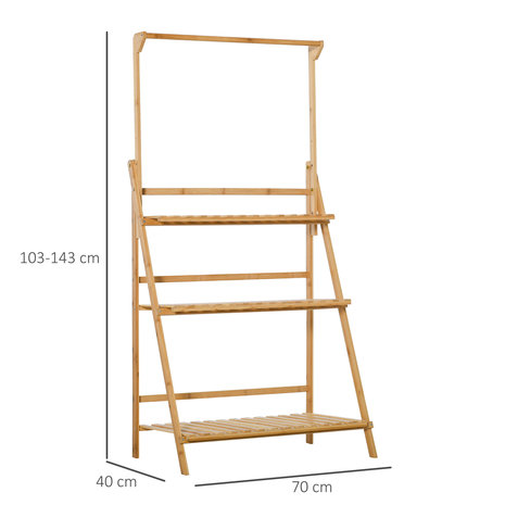 Plantenstandaard - Plantentafel - Plantenrek buiten - Hout