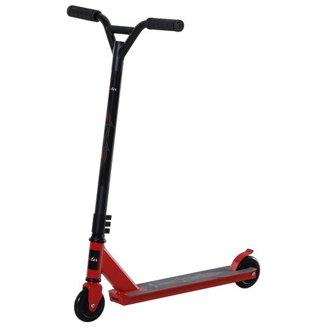 Step - Autoped - Step scooter - Stunt Scooter - Voor kinderen en volwassenen - Zwart - Rood