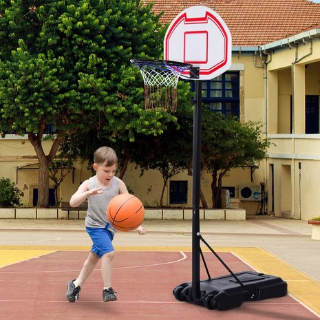 FitGoodz - Basketbalstandaard - 150 tot 210 cm