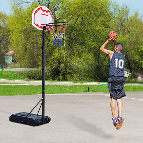 FitGoodz - Basketbalstandaard - 150 tot 210 cm