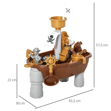 Verliefd klassiek Roux Piraten - Zandbak - Zandbak tafel - Zandbak speelgoed - Zand - Watertafel -  Zandtafel - NiceGoodz