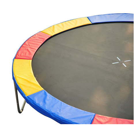 Trampoline rand afdekking - Trampoline beschermrand - 366 cm - Blauw - Rood - Geel