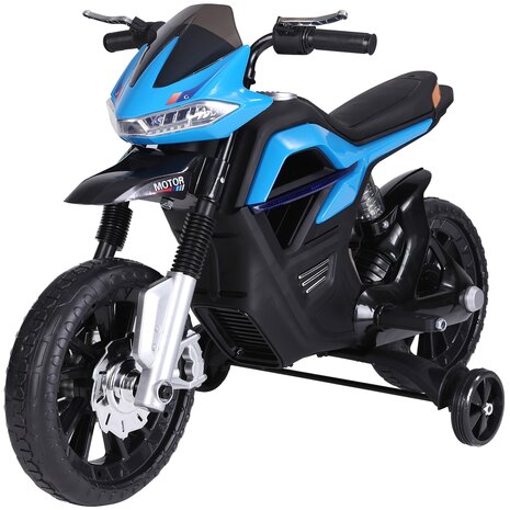 Elektrische Kindermotor -  Elektrische Kinderscooter - Speelgoed - Vanaf 3 jaar - max. 3 km / u - Blauw 105 x 52,3 x 62,3 cm