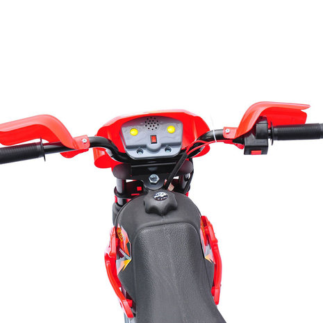 Elektrische Kindermotor -  Elektrische Kinderscooter - Speelgoed - Rood, zwart - 102 x 53 x 66 cm