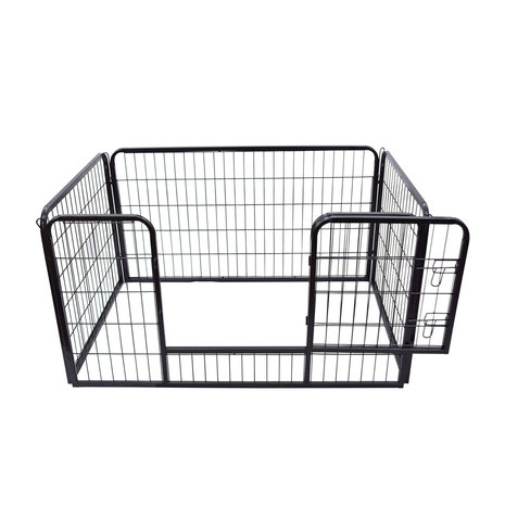 Hondenren - Puppyren - Hondenkennel  - Honden - Staal - 125x80x70cm