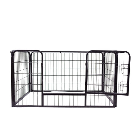 Hondenren - Puppyren - Hondenkennel  - Honden - Staal - 125x80x70cm