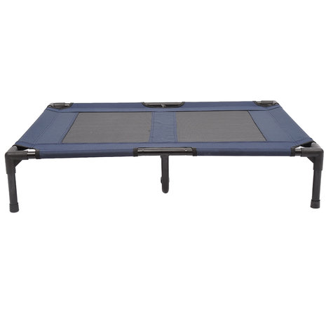 Honden Ligbed - Hondenbed Stretcher - Hondenstretcher - Hondenkussen - Portable Draagbaar - 92 x 76 x 18 cm - Blauw