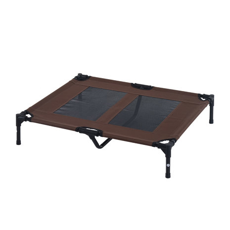 Honden Ligbed - Hondenbed Stretcher - Hondenstretcher - Hondenkussen - Portable Draagbaar - 92Lx76Bx18H cm - Bruin