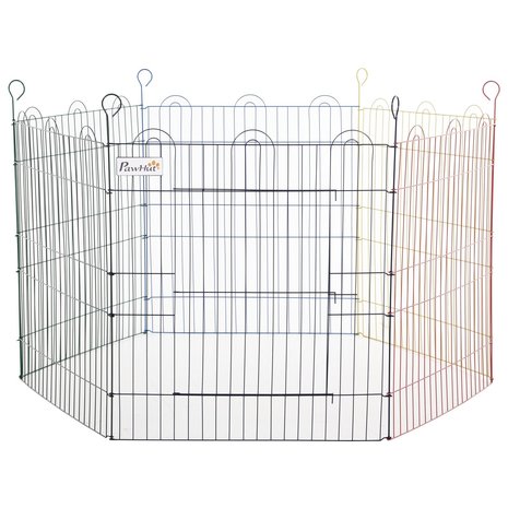 Hondenren - Puppyren - Hondenkennel  - Honden - Veelkleurig -  &Oslash;120 x H60cm