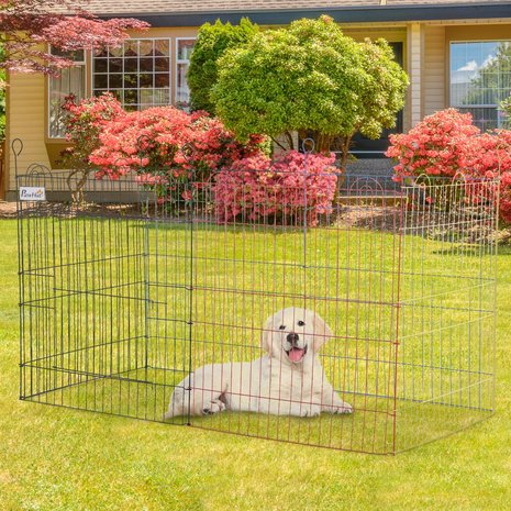 Hondenren - Puppyren - Hondenkennel  - Honden - Veelkleurig -  &Oslash;120 x H60cm