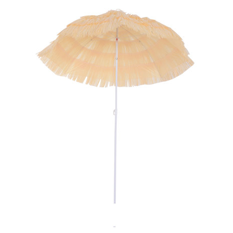 Luxe strand parasol - Knikbaar - Zonnescherm - Strandparasol - UV Werend - &Oslash;160 CM - Hawaiiaanse Parasol