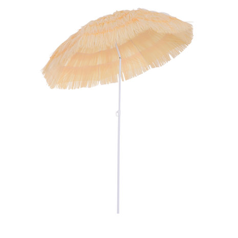 Luxe strand parasol - Knikbaar - Zonnescherm - Strandparasol - UV Werend - &Oslash;160 CM - Hawaiiaanse Parasol