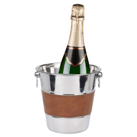Ijsemmer - Champagnekoeler - Wijnkoeler - RVS - &Oslash;21 x 21 Cm