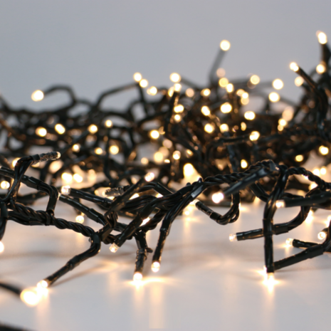Kerstverlichting - Kerstboomverlichting - Clusterverlichting - Kerstversiering - Kerst  - 1800 LED&#039;s - 36 meter - Extra warm wit