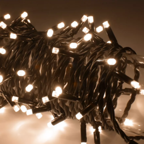 Kerstverlichting - Kerstboomverlichting - Clusterverlichting - Kerstversiering - Kerst  - 1200 LED&#039;s - 24 meter - Extra warm wit