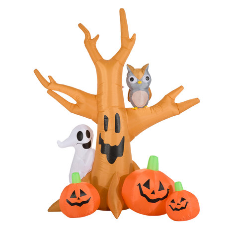 Halloween - Halloween decoratie - Halloween versiering - Halloween verlichting - Pompoen decoratie - Boom - Opblaasbaar