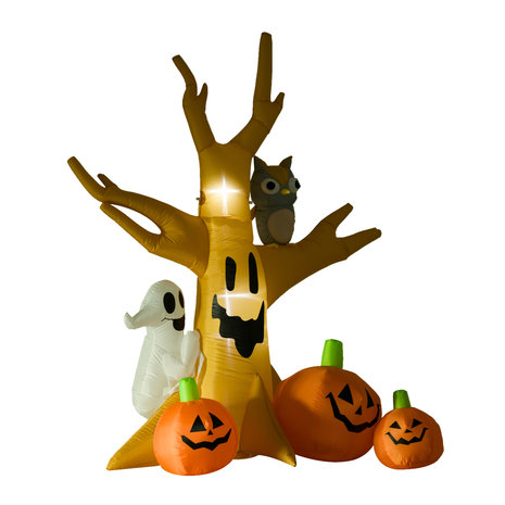Halloween - Halloween decoratie - Halloween versiering - Halloween verlichting - Pompoen decoratie - Boom - Opblaasbaar
