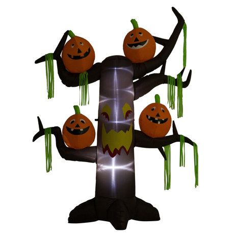 Halloween - Halloween decoratie - Halloween versiering - Halloween verlichting - Pompoen decoratie - Halloween boom - Opblaasbaar