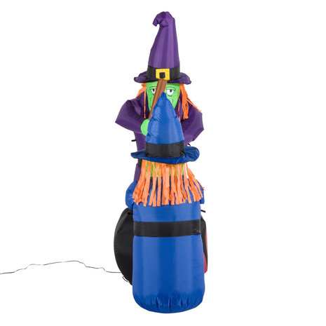 Halloween - Halloween decoratie - Halloween versiering - Halloween verlichting  - Heksen ketel - Heksen - Opblaasbaar