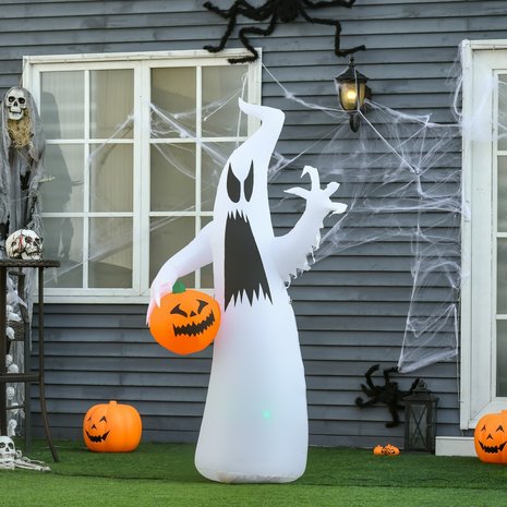 Halloween - Halloween decoratie - Halloween versiering - Halloween verlichting - Pompoen - Spook - Opblaasbaar