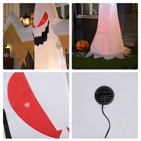 Halloween - Halloween decoratie - Halloween versiering - Halloween verlichting - Griezelspook - Opblaasbaar
