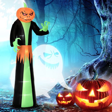 Halloween - Halloween decoratie - Halloween versiering - Halloween verlichting - Pompoen - Shrek - Opblaasbaar