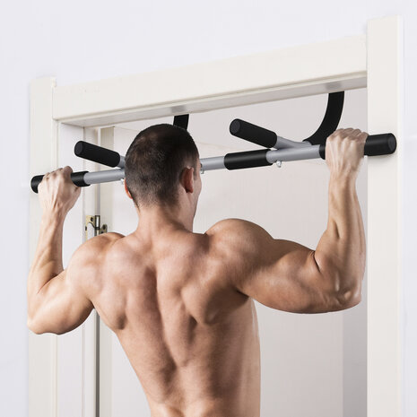 Pull up bar - Chin up bar - Optrekstang deurpost - Multifunctioneel  &ndash; Heavy duty - 92l x 40b x 17h cm -  110 Kg