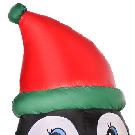 Opblaasbare pingu&iuml;n -  Kerstverlichting buiten - Kerstversiering - Kerst-  79 cm x 67 cm x 155 cm