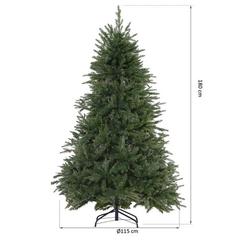 Kerstboom - Kunstkerstboom - Kunstkerstboom 180 cm - H 180 x B 115 cm